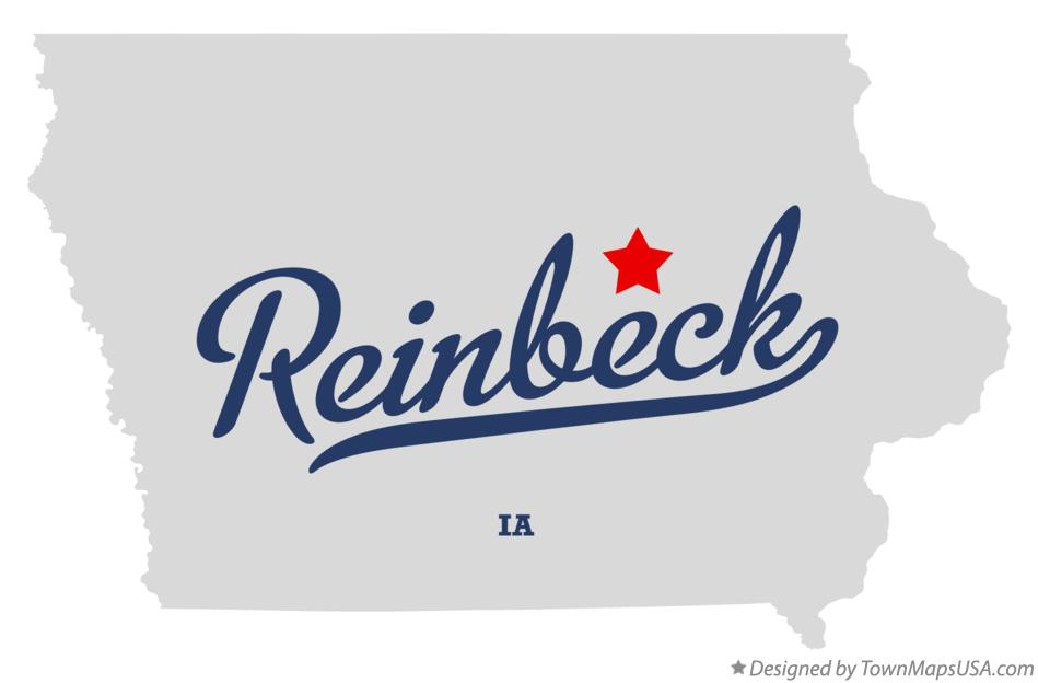 Map of Reinbeck Iowa IA