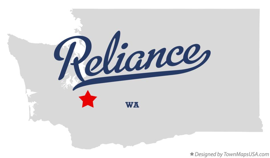 Map of Reliance Washington WA