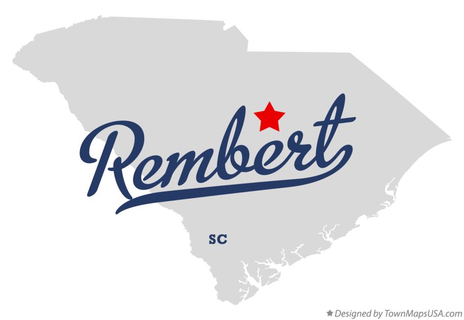 Map of Rembert South Carolina SC
