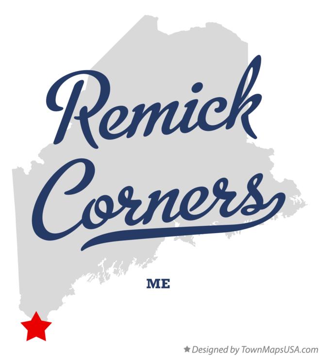 Map of Remick Corners Maine ME