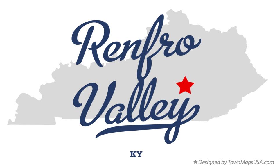 Map of Renfro Valley Kentucky KY