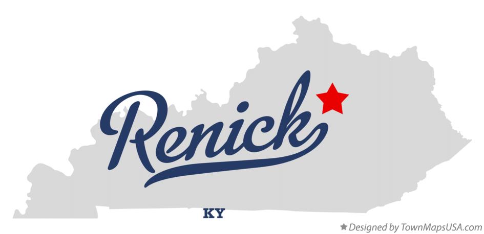 Map of Renick Kentucky KY