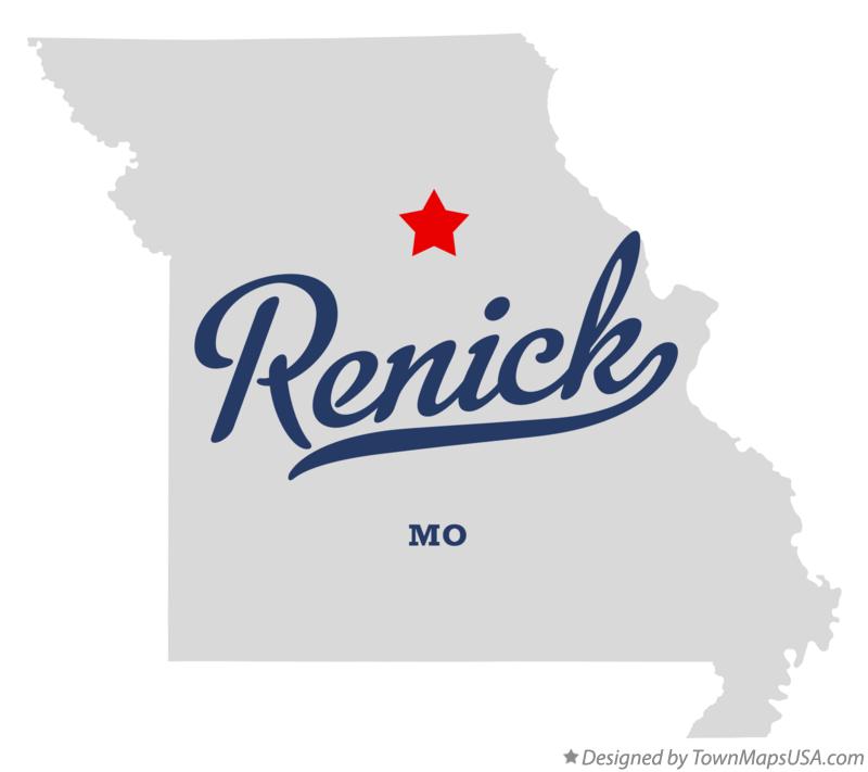 Map of Renick Missouri MO