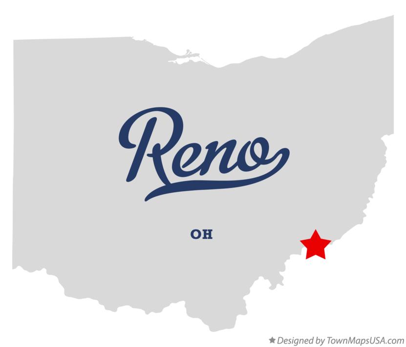 Map of Reno Ohio OH