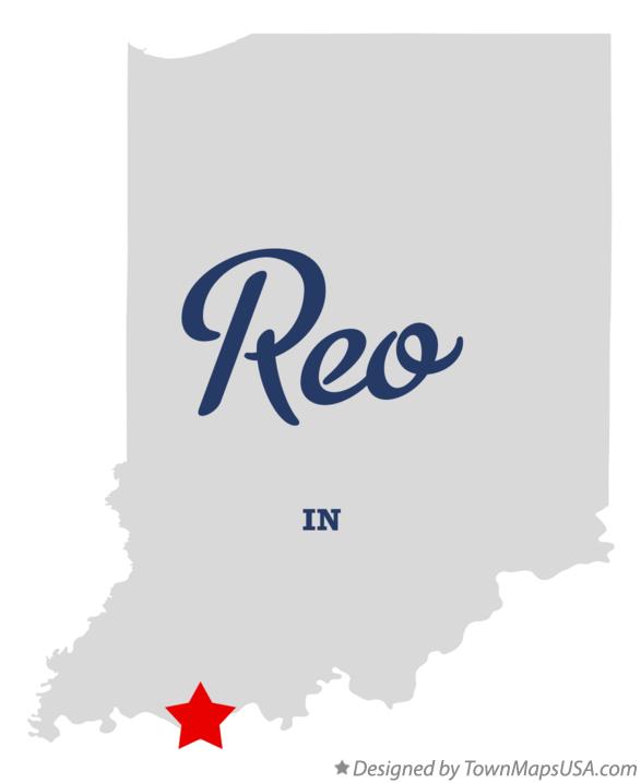 Map of Reo Indiana IN