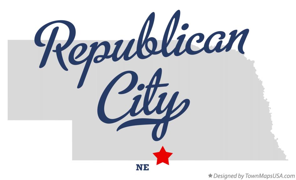 Map of Republican City Nebraska NE