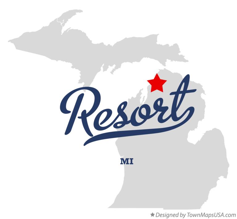 Map of Resort Michigan MI