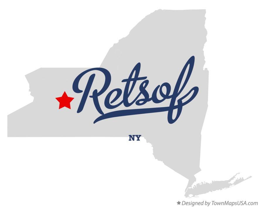 Map of Retsof New York NY