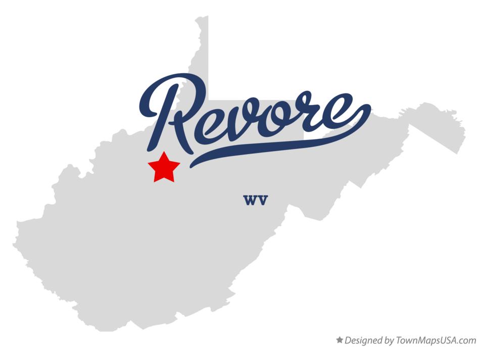 Map of Revore West Virginia WV