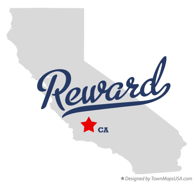 Map of Reward California CA