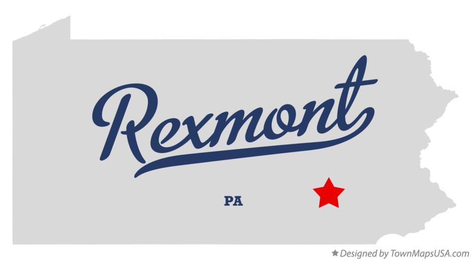 Map of Rexmont Pennsylvania PA