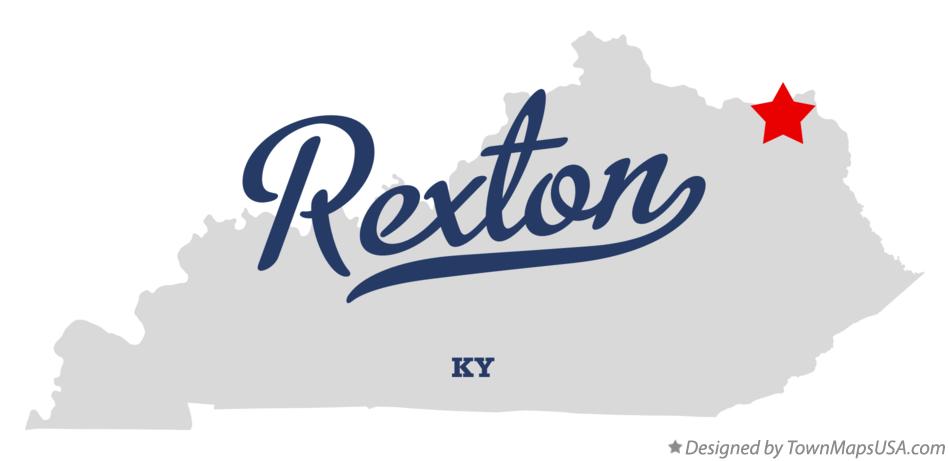 Map of Rexton Kentucky KY