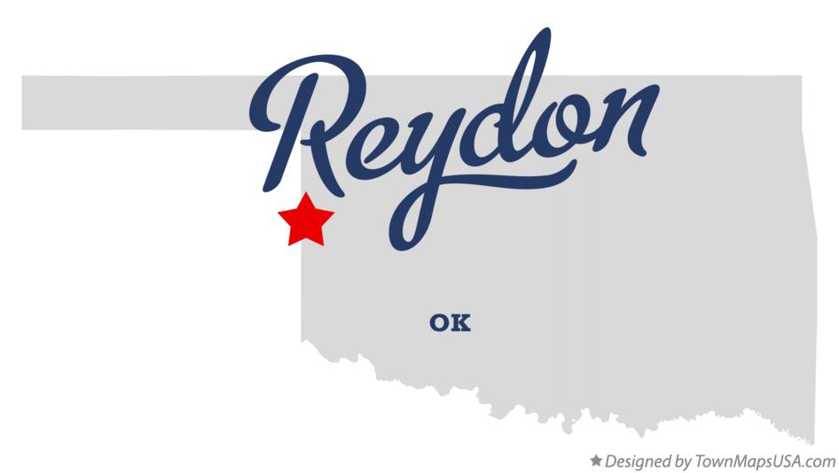 Map of Reydon Oklahoma OK