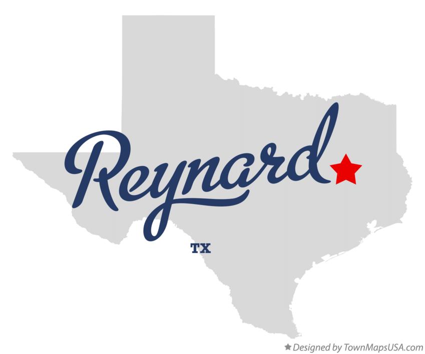 Map of Reynard Texas TX