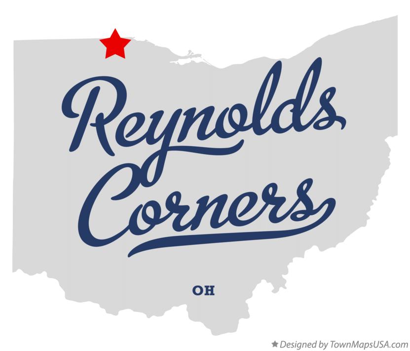 Map of Reynolds Corners Ohio OH