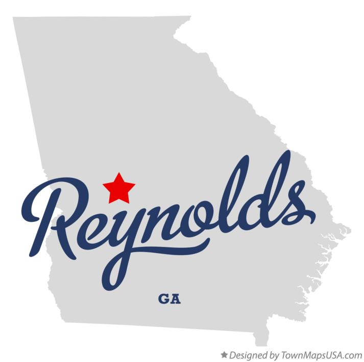 Map of Reynolds Georgia GA