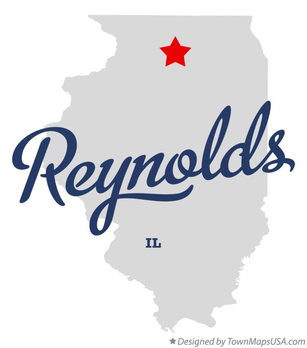 Map of Reynolds Illinois IL