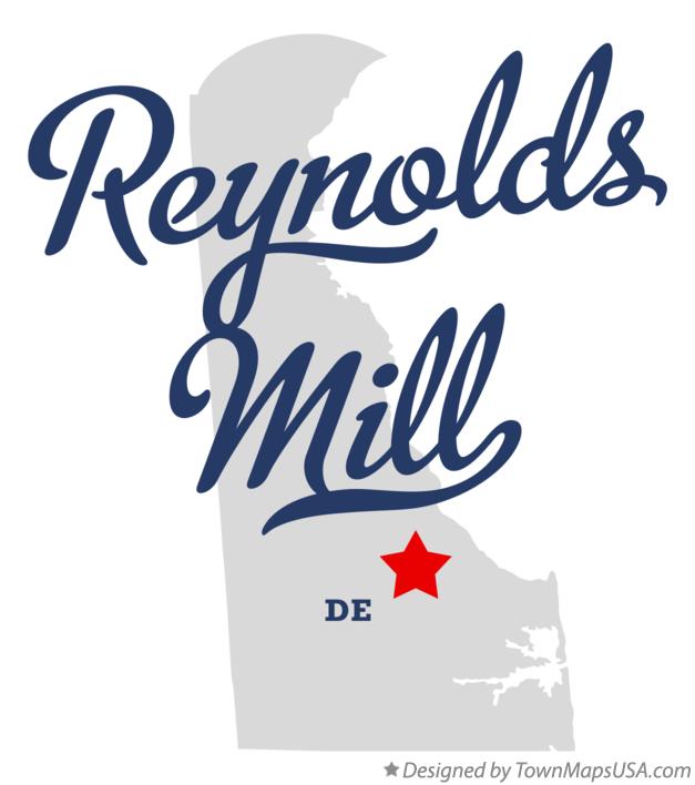 Map of Reynolds Mill Delaware DE