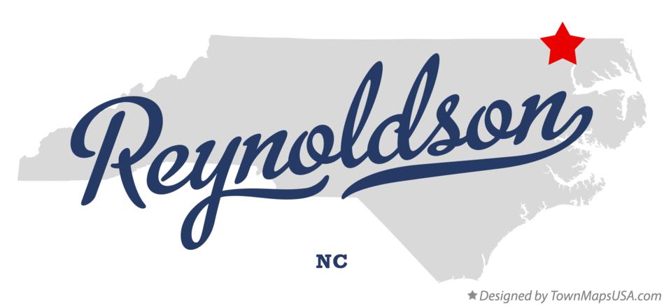 Map of Reynoldson North Carolina NC