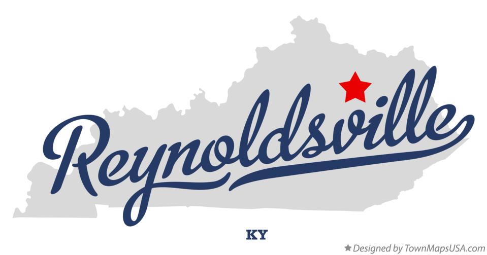 Map of Reynoldsville Kentucky KY