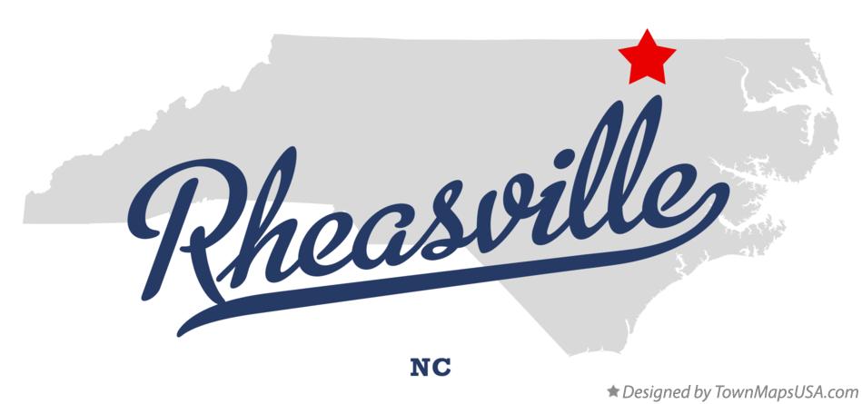 Map of Rheasville North Carolina NC