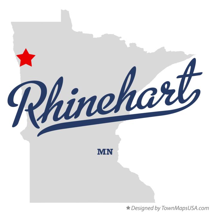 Map of Rhinehart Minnesota MN