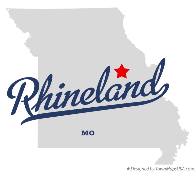Map of Rhineland Missouri MO