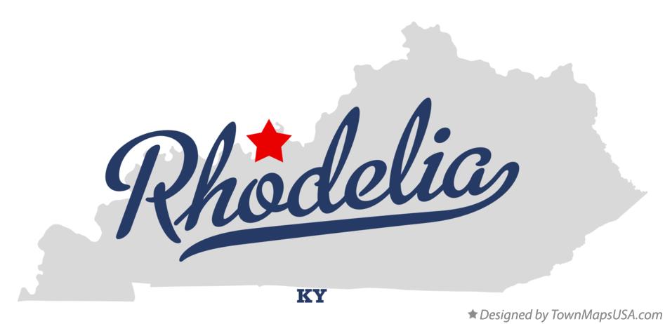 Map of Rhodelia Kentucky KY