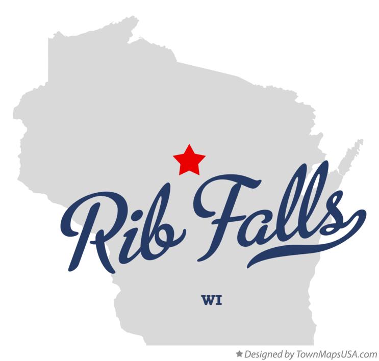 Map of Rib Falls Wisconsin WI