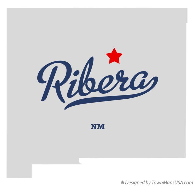 Map of Ribera New Mexico NM