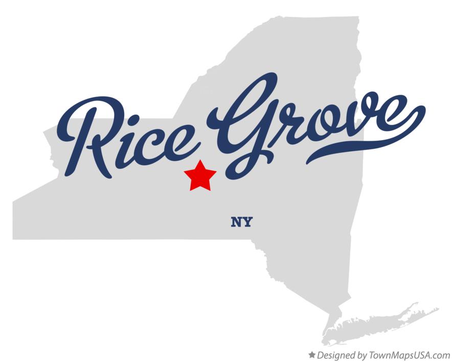 Map of Rice Grove New York NY