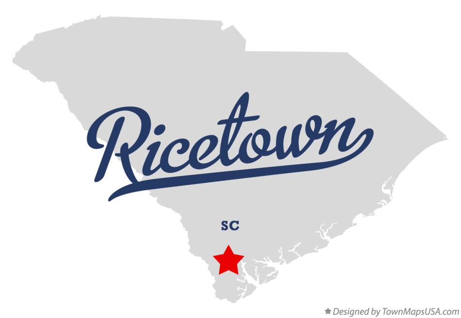 Map of Ricetown South Carolina SC