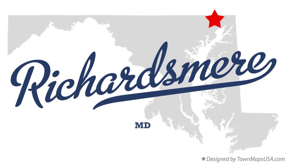 Map of Richardsmere Maryland MD