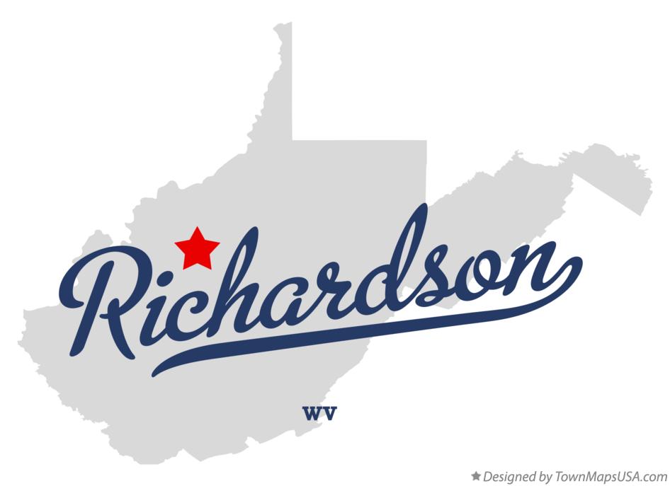 Map of Richardson West Virginia WV