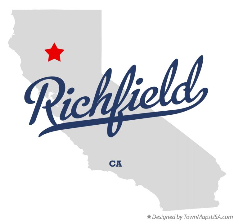 Map of Richfield California CA