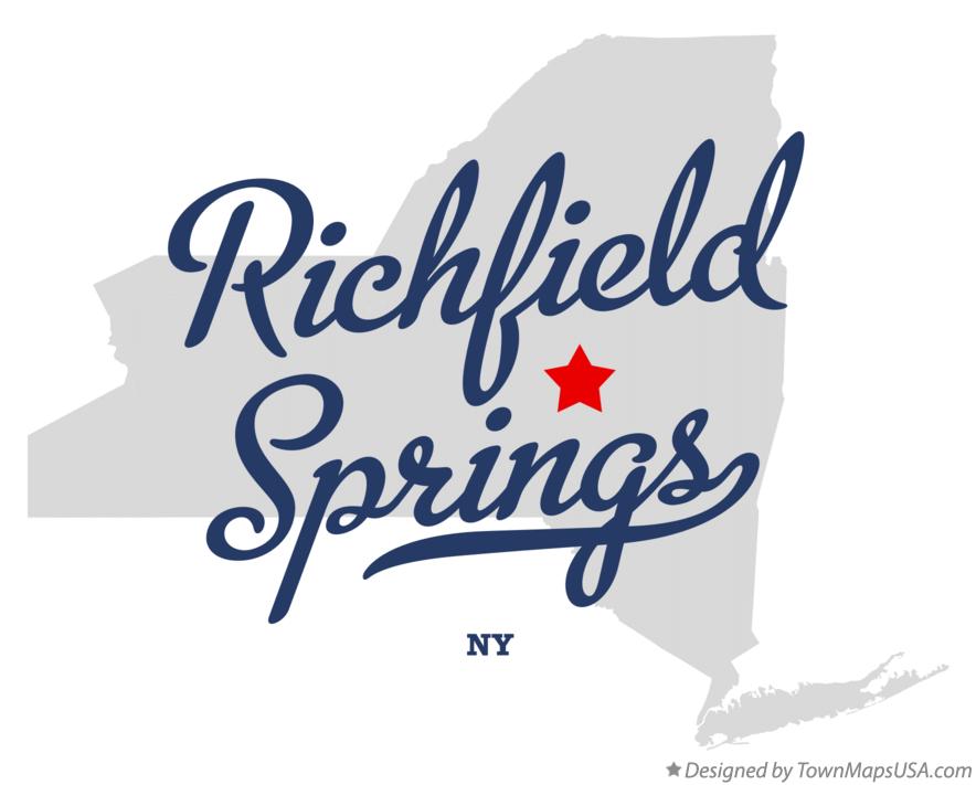 Map of Richfield Springs New York NY
