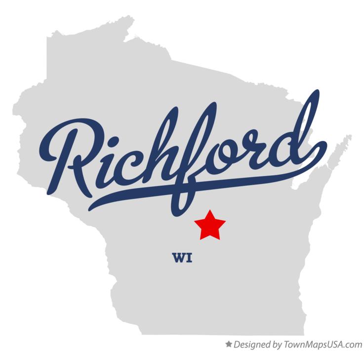 Map of Richford Wisconsin WI