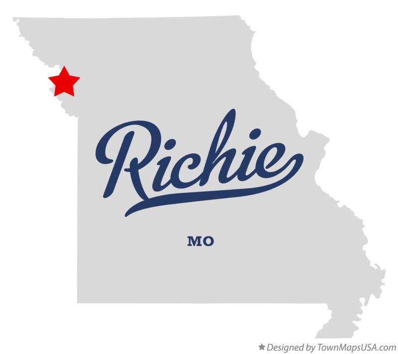 Map of Richie Missouri MO