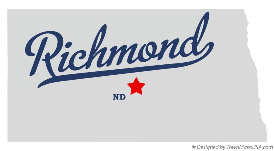 Map of Richmond North Dakota ND