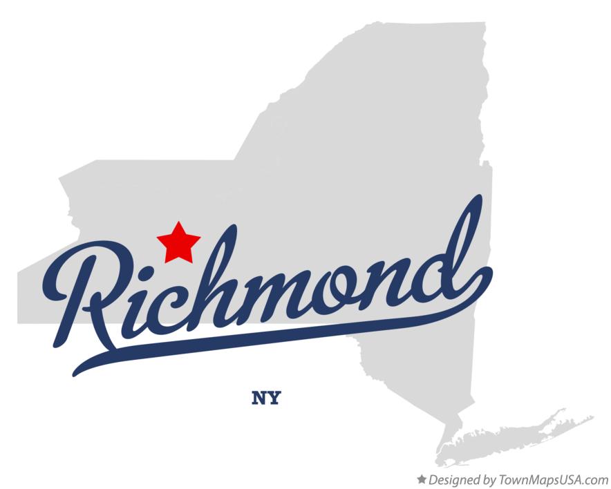 Map of Richmond New York NY
