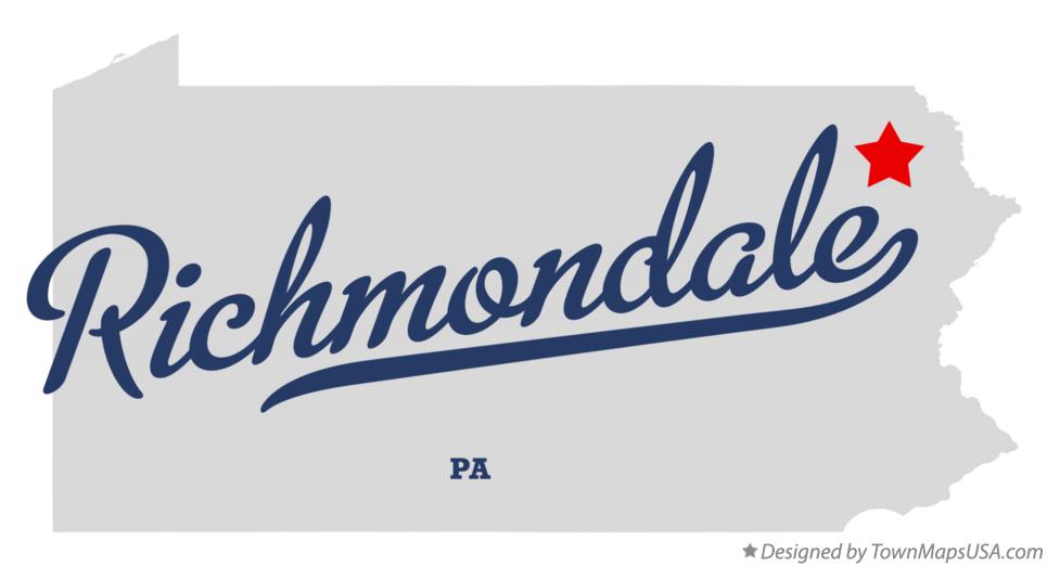 Map of Richmondale Pennsylvania PA
