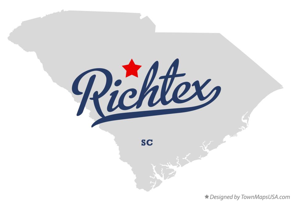 Map of Richtex South Carolina SC