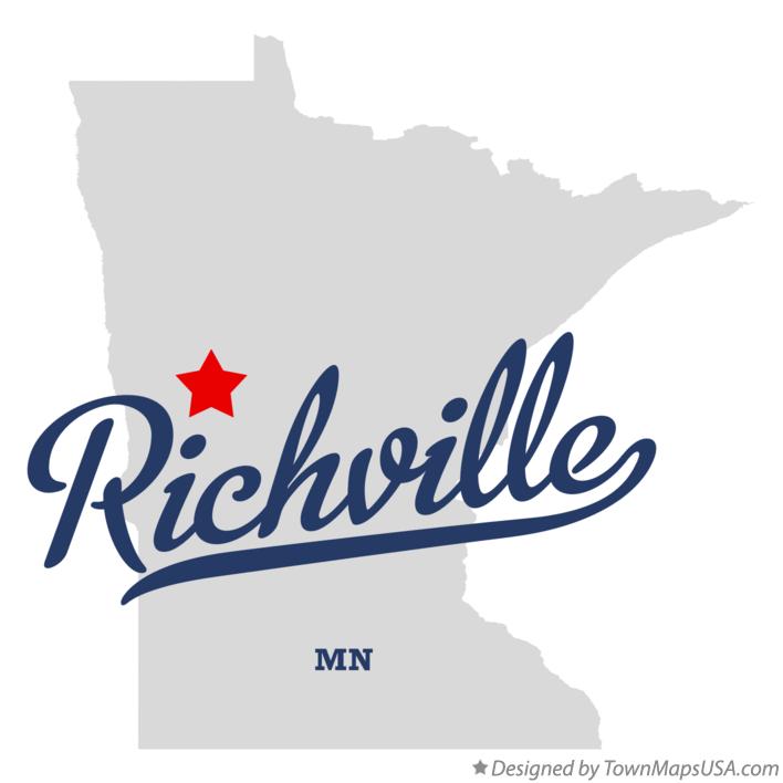 Map of Richville Minnesota MN