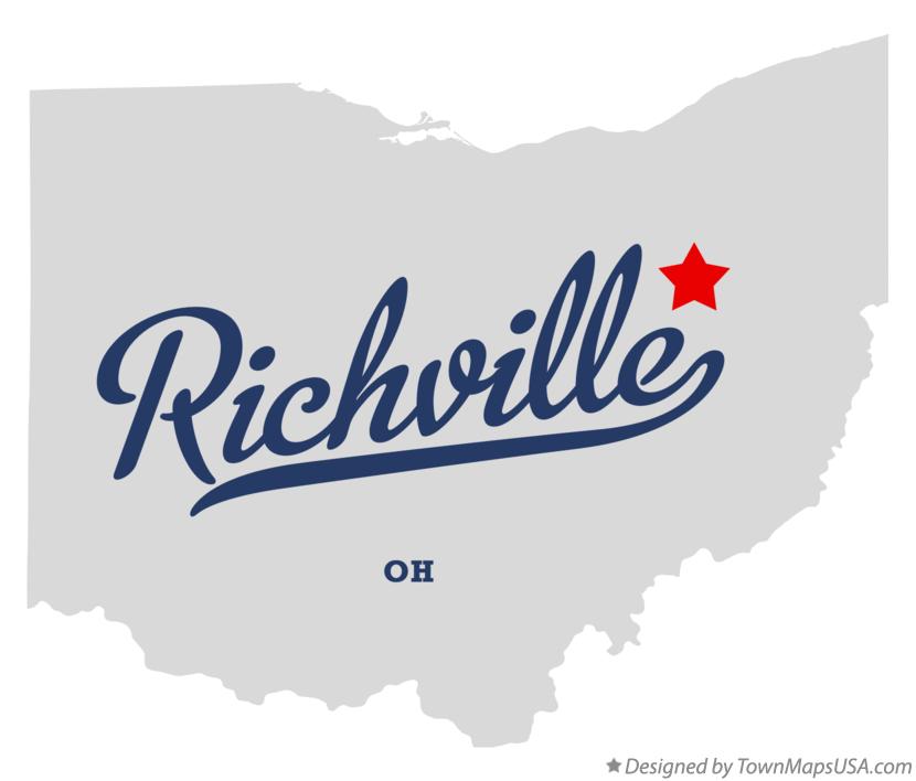 Map of Richville Ohio OH