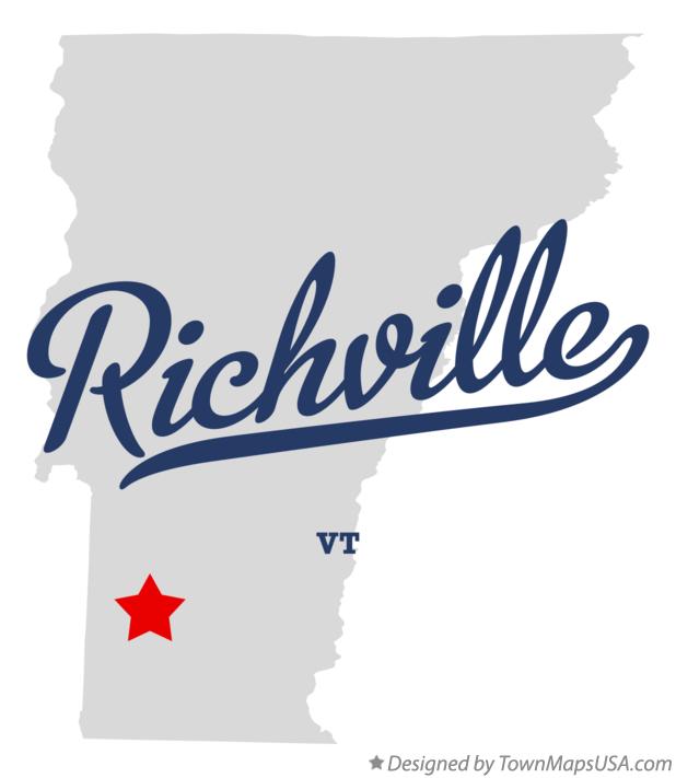 Map of Richville Vermont VT