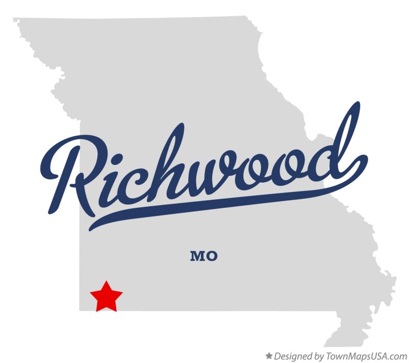 Map of Richwood Missouri MO