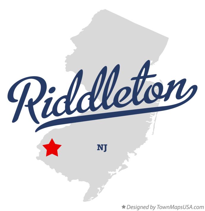Map of Riddleton New Jersey NJ