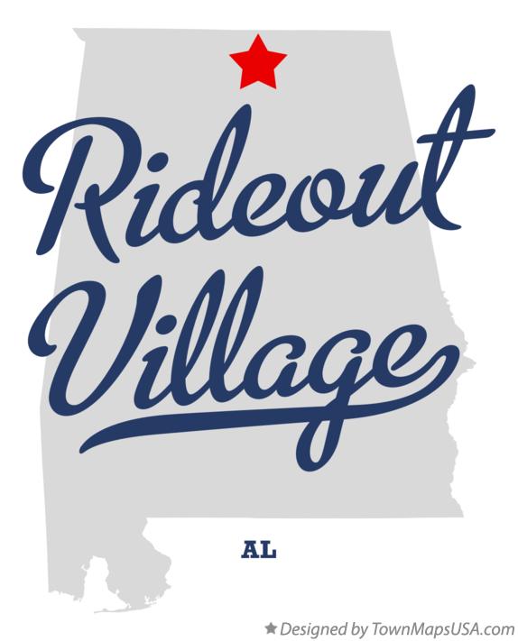Map of Rideout Village Alabama AL