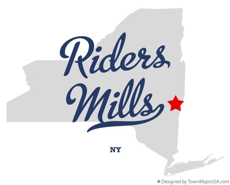 Map of Riders Mills New York NY