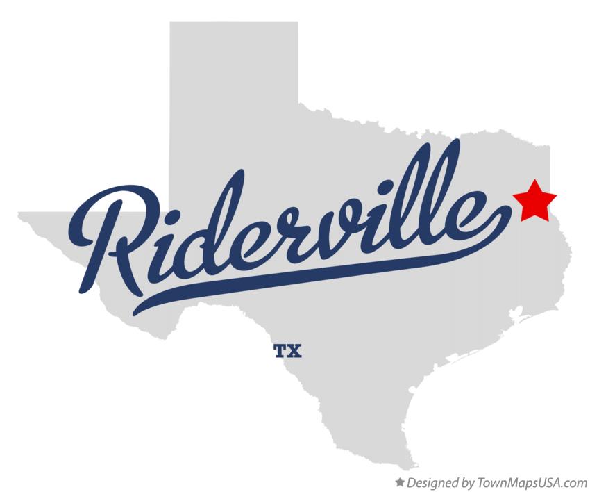 Map of Riderville Texas TX